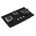 HAIER 3BURNER GLASS HOB Model HCC-6321DGG NG photo 3