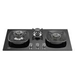 HAIER GLASS 3BURNER HOB Model HCC-Q88396B NG photo 1