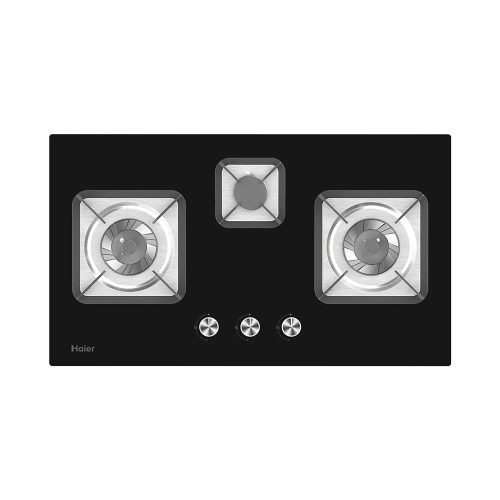 HAIER TEMPERED GLASS 3BURNER HOB Model HCC-Q57326 LPG