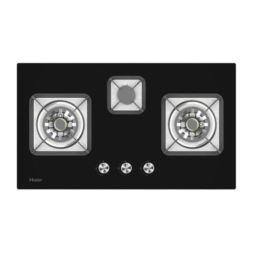 HAIER TEMPERED GLASS 3BURNER HOB