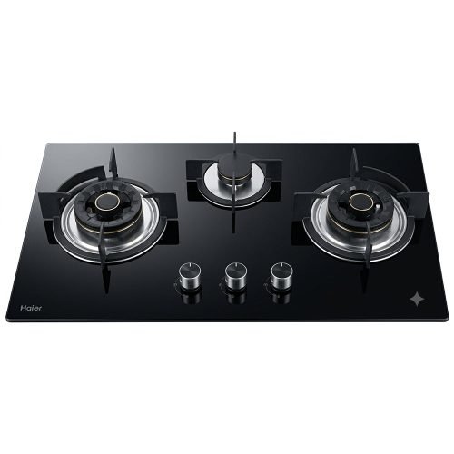 HAIER TEMPERED GLASS 3BURNER HOB