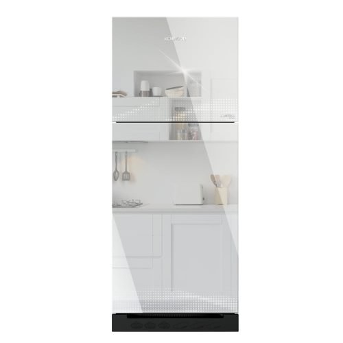 KENWOOD GLASS DOOR INVERTER REFRIGERATOR Model KRF-25557GD MIRROR GLASS
